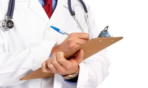 doctor prescribes treatment for chronic prostatitis