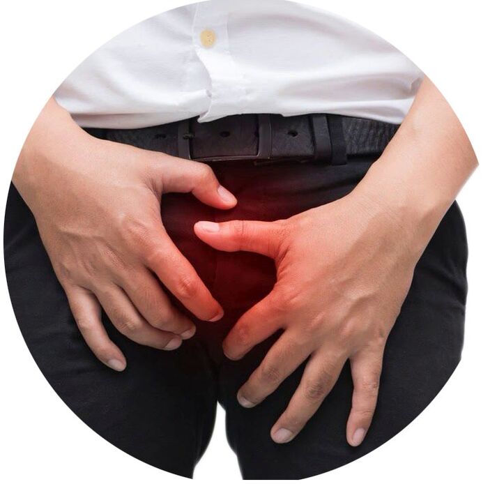 pain with inflammation of the prostate
